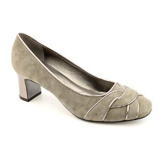 Womens Size 7 Gray Titanio Regular Suede Pumps, Classics Shoes Shoes