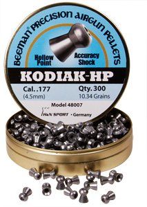 Beeman Kodiak HP .177 Cal, 10.34 Grains, Hollowpoint