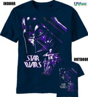 Star Wars UV Color Change Youth T shirt Darth Vader Fear
