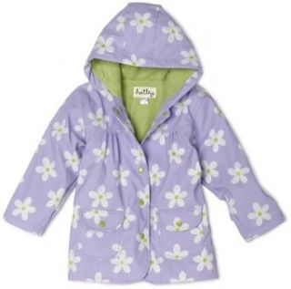 Hatley Girls 2 6x Purple Flower Raincoat,Purple,1