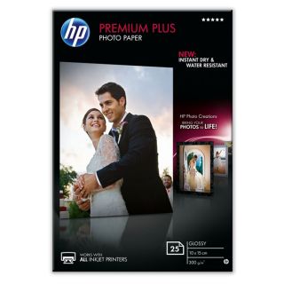 brillant HP Premium Plus (25 feuilles – 10 x 15 cm   300 g/m²