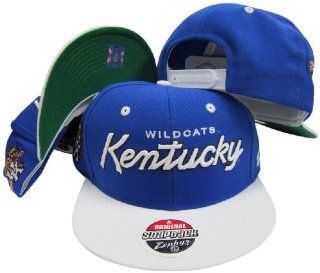 Kentucky Wildcats Script Blue/White Two Tone Plastic