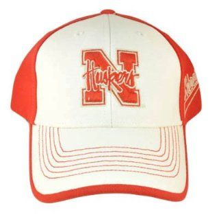 NCAA NEBRASKA HUSKERS SNAPBACK HAT CAP BLACK RED WHITE