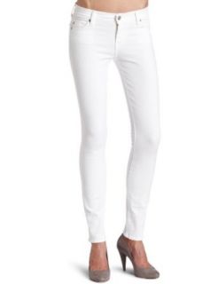 7 For All Mankind Womens Skinny Jean, Clean white, 25