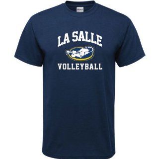 La Salle Explorers Navy Volleyball Arch T Shirt Sports