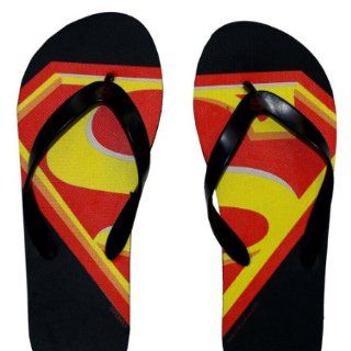 Superman Logo DC Comics Superhero Flip Flops Sandals
