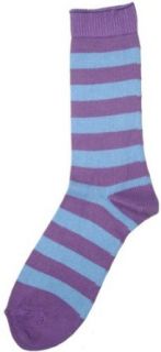 Purple / Blue Striped Socks by KJ Beckett Clothing