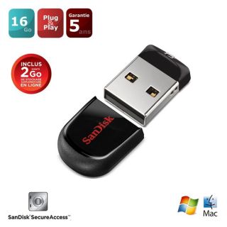 Clé USB 16 Go – Design fin, compact et portable – indicateur