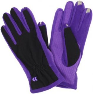 Isotoner Womens Smartouch Tech Stretch Gloves, Purple