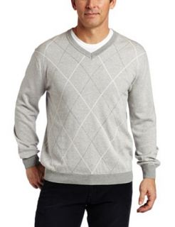 Perry Ellis Mens Argyle Sweater Clothing
