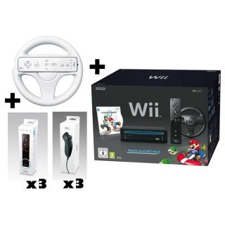 Wii NOIRE MARIO KART 4 JOUEURS   Achat / Vente WII Wii NOIRE MARIO