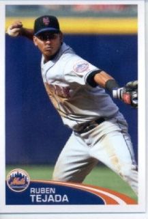 2012 Topps Baseball MLB Sticker #180 Ruben Tejada New York