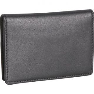 Royce Leather Deluxe Business Card Case   Black Clothing