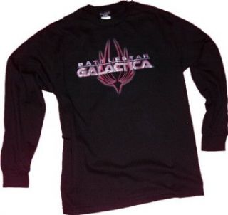 Battlestar Galactica Logo with Phoenix Adult Long Sleeve T