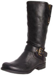  Naturalizer Womens Balada Wide Shaft Motorcycle Boot Shoes