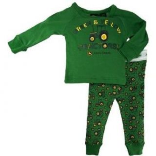 John Deere Toddler Tractors Green Pajamas (3T) Clothing