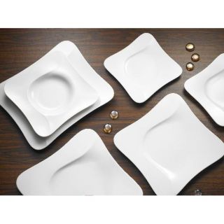 22cm   Porcelaine blanche, Longueur  22 cm, Compatible lave vaisselle