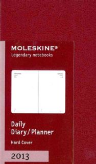 Moleskine Bordeaux Red Extra Small 2013 Daily Planner (Calendar) Today