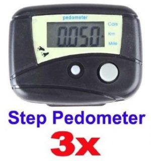 Neewer 3x LCD Pedometer Run Step Calorie Counter Walking