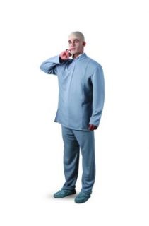 Deluxe Dr. Evil Costume   Mens 42 46 Clothing