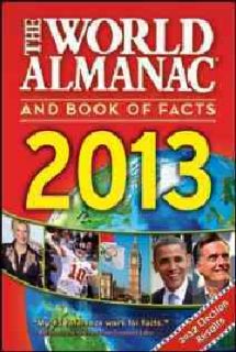 The World Almanac and Book of Facts 2013 (Hardcover) Today $37.80