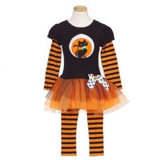 Bonnie Jean Cat Halloween Tutu Outfit Baby Girls 12M