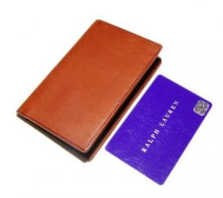 Polo Ralph Lauren Purple Label Cognac Wallet Mens Leather