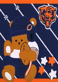 NFL Football Chicago Bears Blanket   Infant Royal Plush