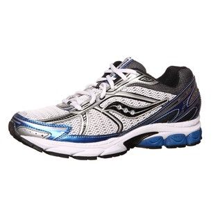 Saucony Mens ProGrid Jazz 14 White/Royal Technical Running Shoes