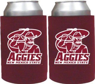 New Mexico State Aggies Can Koozie 2 Pack Sports