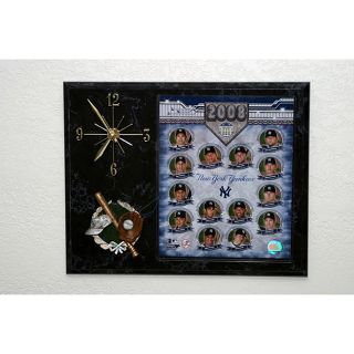 2008 New York Yankees Baseball Picture Clock