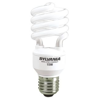 Ampoule SYLVANIA Eco Energie 80% fluo compacte 15W E27 équivalent 75W