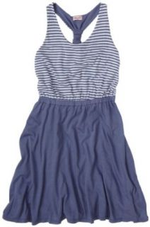 Splendid Girl 7 16 Stripe Dress, Atlantic, 7/8 Clothing