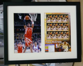 Tracy McGrady Framed Stamp Collection Today $25.49