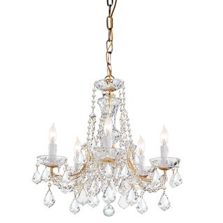 Maria Theresa Gold 5 light Chandelier