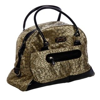 XOXO Golden Leopard 20 inch Fashion Dome Duffel Bag