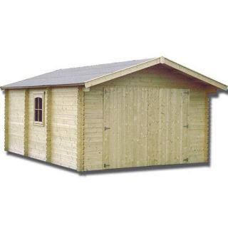 Garage en bois 44 mm   21,23 m²   Achat / Vente GARAGE   CARPORT