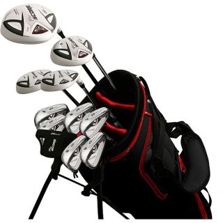 Pro Score Mens Nano White 17 piece Right handed Golf Club Outfit Set