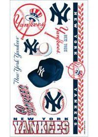New York Yankees MLB Temporary Tattoos (10 Tattoos