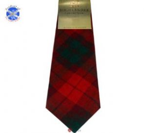 MacNab Tartan (Modern) Scottish Soft Pure Wool, Mens Tie