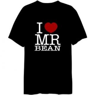 I Love Mr Bean Mens T shirt Clothing