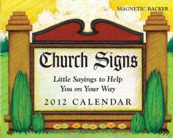Church Signs 2012 Calendar (Mixed media product)