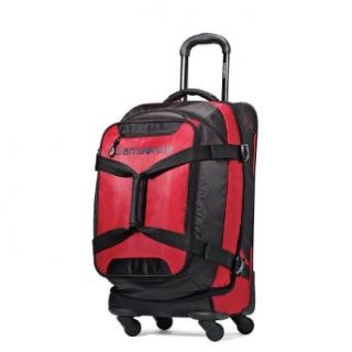 Samsonite Luggage Maneuver Spinner Duffel, Red/Black, 22