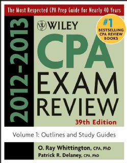 Wiley CPA Exam Review 2012 2012 Outlines and Study Guides (Paperback