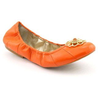 Tahari Vanna Flats Shoes Orange Womens New/Display