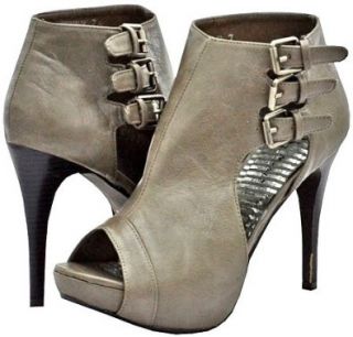Anne Michelle Giovanni 52 Gray Women Platform Pumps, 7.5 M US Shoes