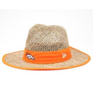 NFL Denver Broncos Training Camp Straw Hat, Tan, One Size