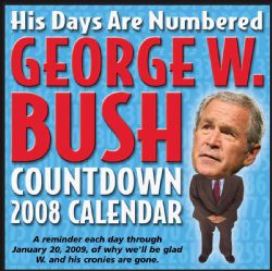 George W. Bush Countdown 2008 Calendar