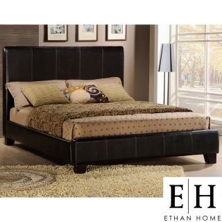 ETHAN HOME Tuscany Villa Full Sized Espresso Upholstered Bed Today $