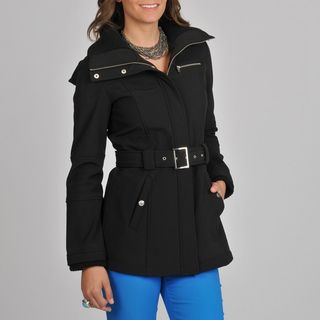 Miss Sixty Womens Black Belted Active Jacket